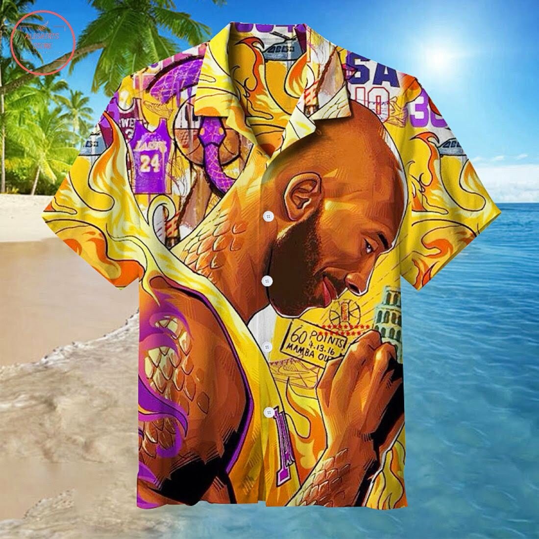 Kobe Bryant Hawaiian Shirt Beach Summer Outfit