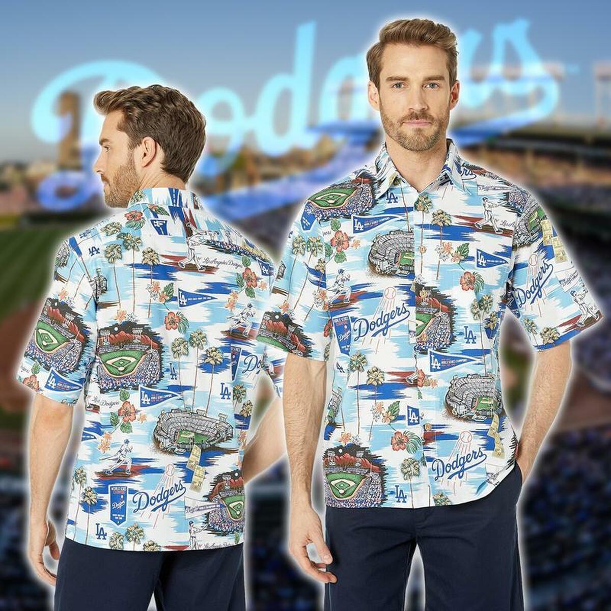 La Dodgers Hawaiian Shirt Beach Summer Outfit