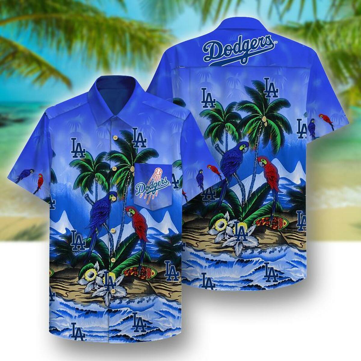 La Dodgers Hawaiian Shirt Beach Summer Outfit