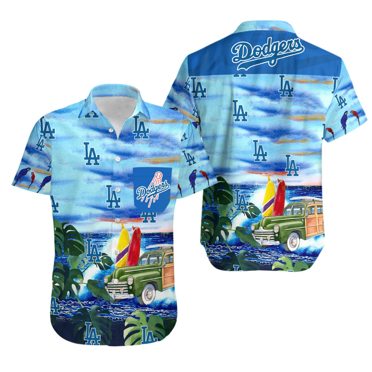 La Dodgers Hawaiian Shirt Outfit Summer Beach