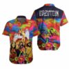 Led Zeppelin S Button Chm Hawaiian Shirt