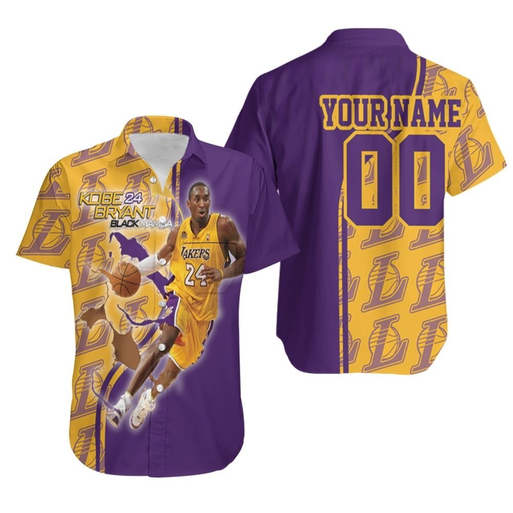 Legend Kobe Bryant 24 Los Angeles Lakers Western Conference Personalized Hawaiian Shirt