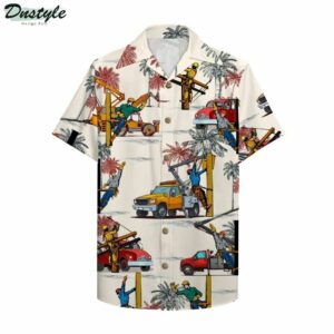 Lineman Hawaiian Shirt Beach Summer Outfit