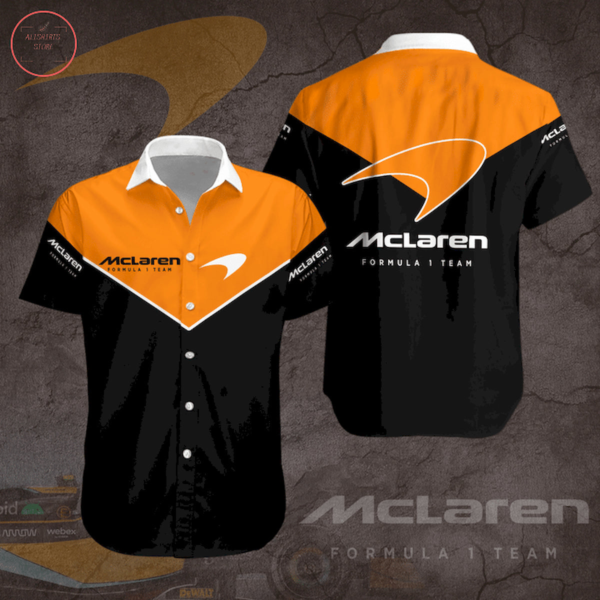 Mclaren Formula 1 Team Hawaiian Shirt