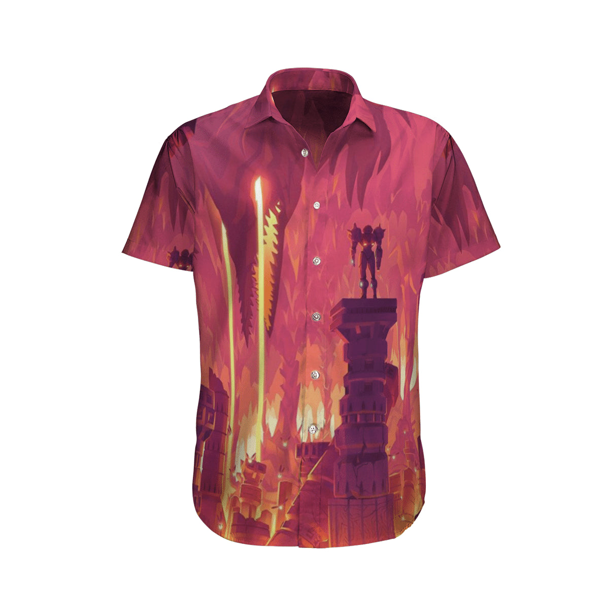 Metroid Prime Red Hawaiian Shirt Summer Outfit Beach