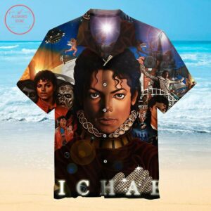 Michael Jackson Hawaiian Shirt Beach Summer Outfit