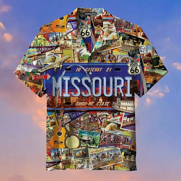 Missouri : The 'Show Me' State Retro Hawaiian Shirt