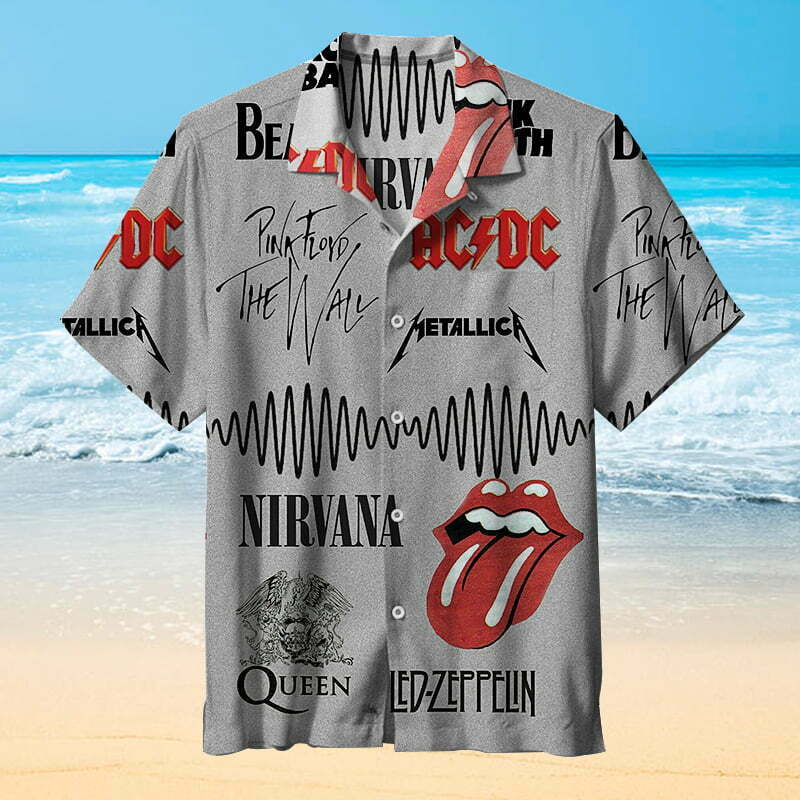 My Favourite Band Hawaiian Shirt Summer Outfit Beach