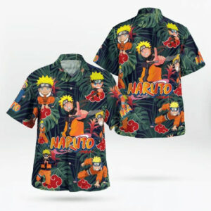 Naruto Hawaiian Shirt Outfit Summer Beach