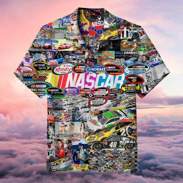 Nascar Hawaiian Shirt Beach Summer Outfit