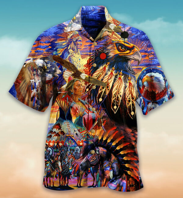 Native Blood Runs Through My Veins Hawaiian Shirt