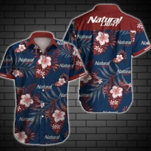 Natural Light Beer Hawaiian Shirt