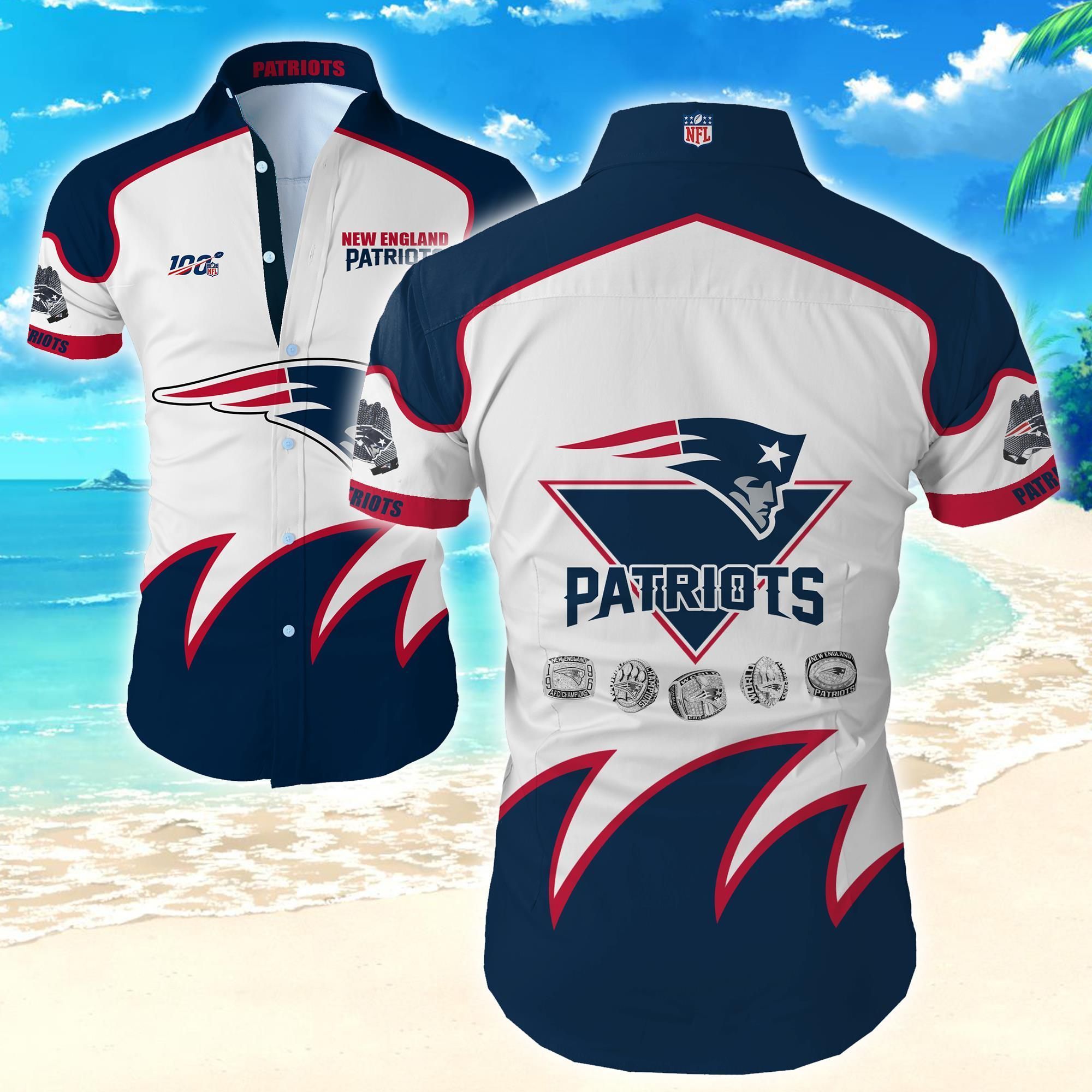 New England Patriots Hawaiian Shirt