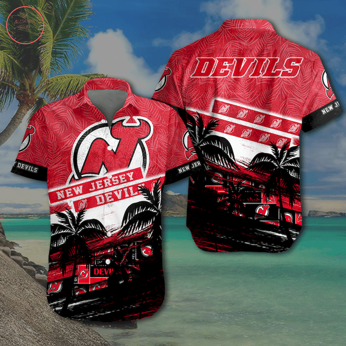 Nhl New Jersey Devils Hawaiian Shirt