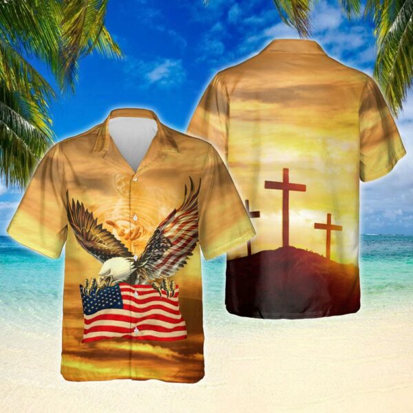 One Nation Under God United States Hawaiian Shirt