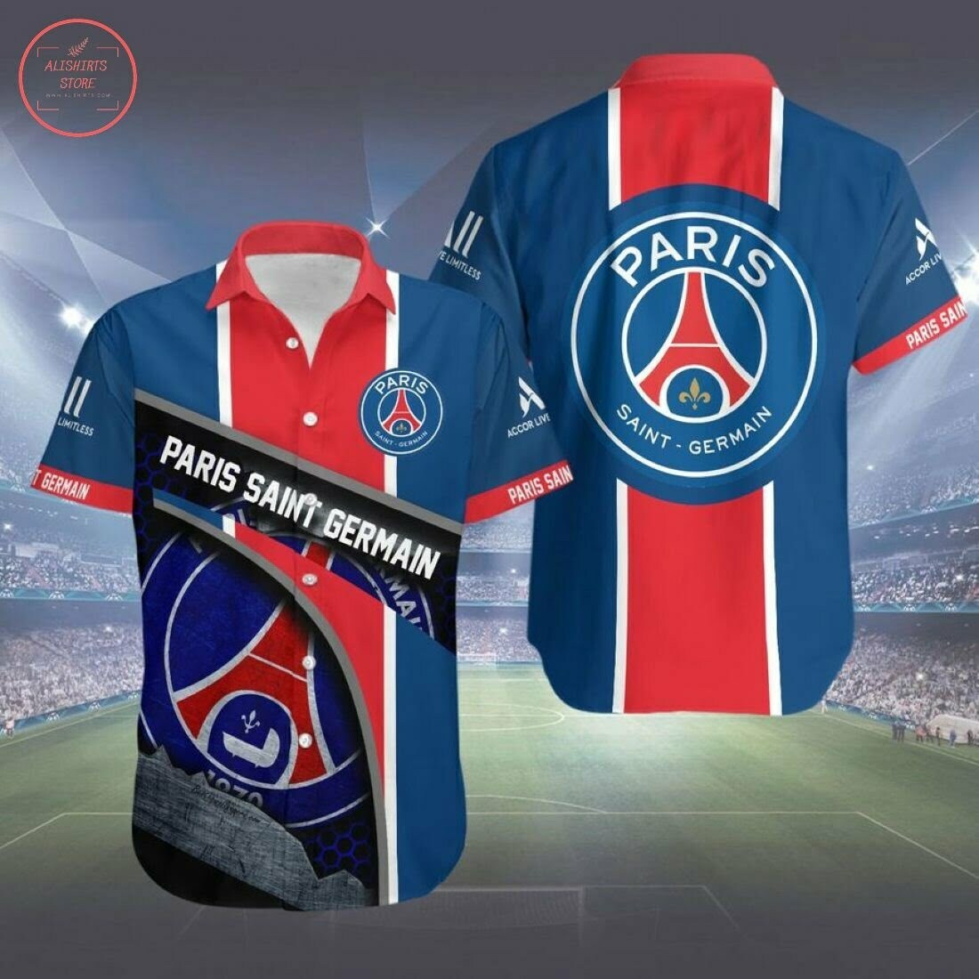 Paris Saintgerman Fc Hawaiian Shirt