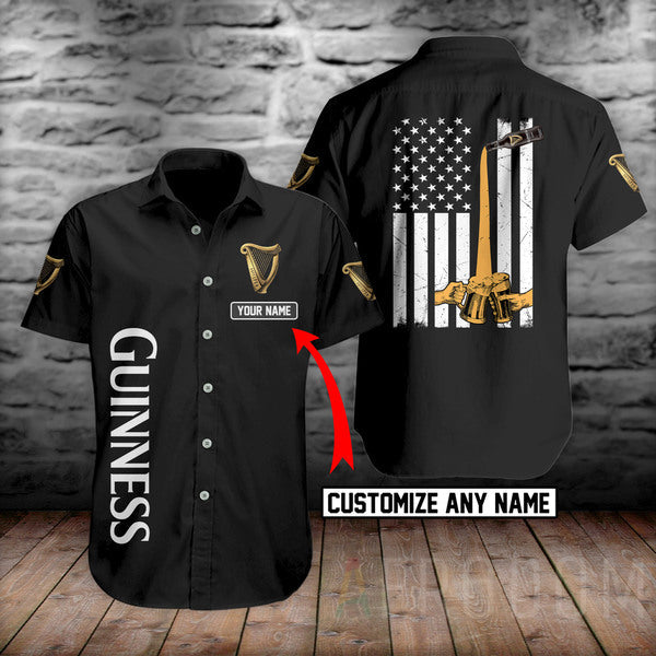 Personalized Basic Ed Guinness Beer Hawaiian Shirt