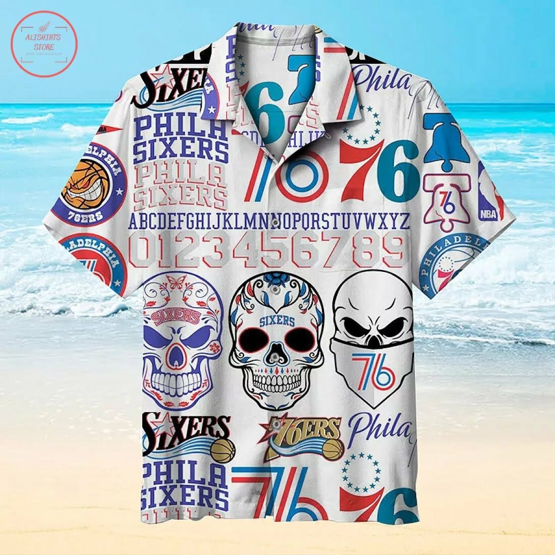 Philadelphia 76Ers Hawaiian Shirt