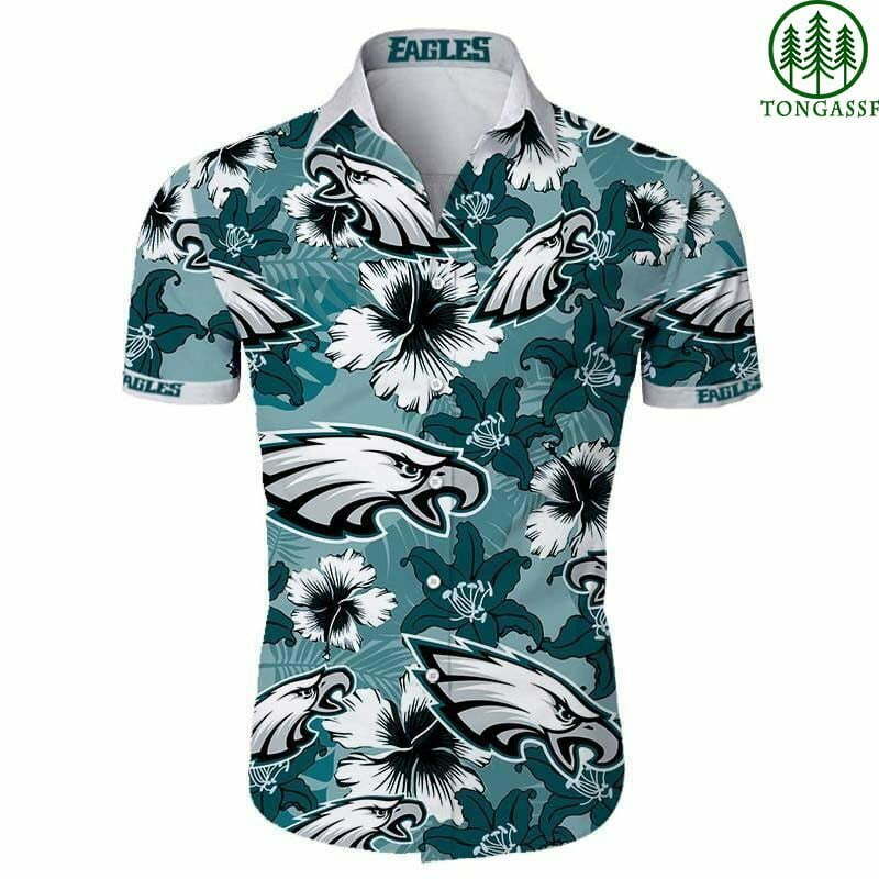 Philadelphia Eagles Floral For Fan Hawaiian Shirt