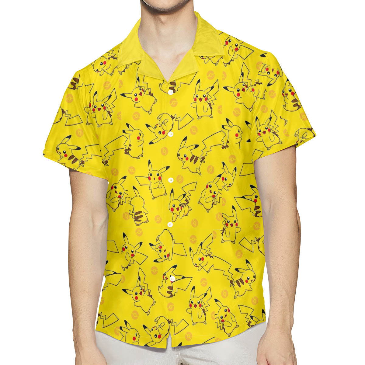 Pikachu Pokemon Funny Gaming Hawaiian Shirt