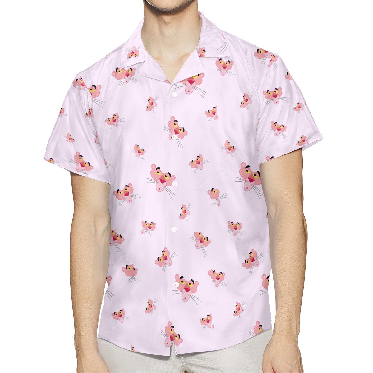 Pink Panther Hawaiian Shirt Summer Outfit Beach