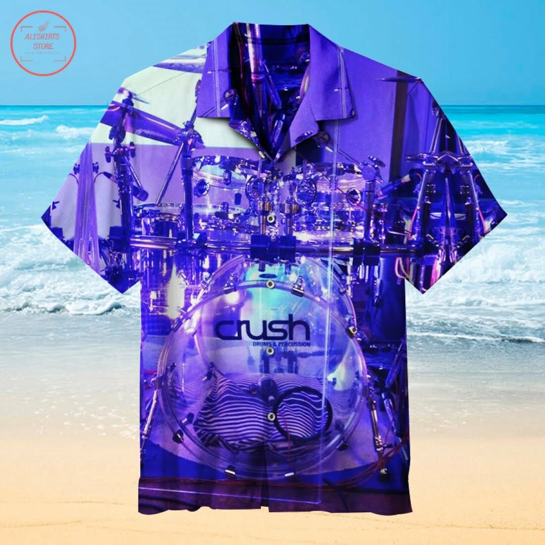 Play The Drums Hawaiian Shirt Summer Outfit Beach