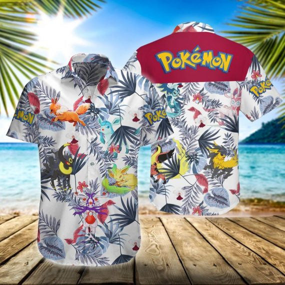 Pokemon Go Hawaiian Shirt Summer Outfit Beach