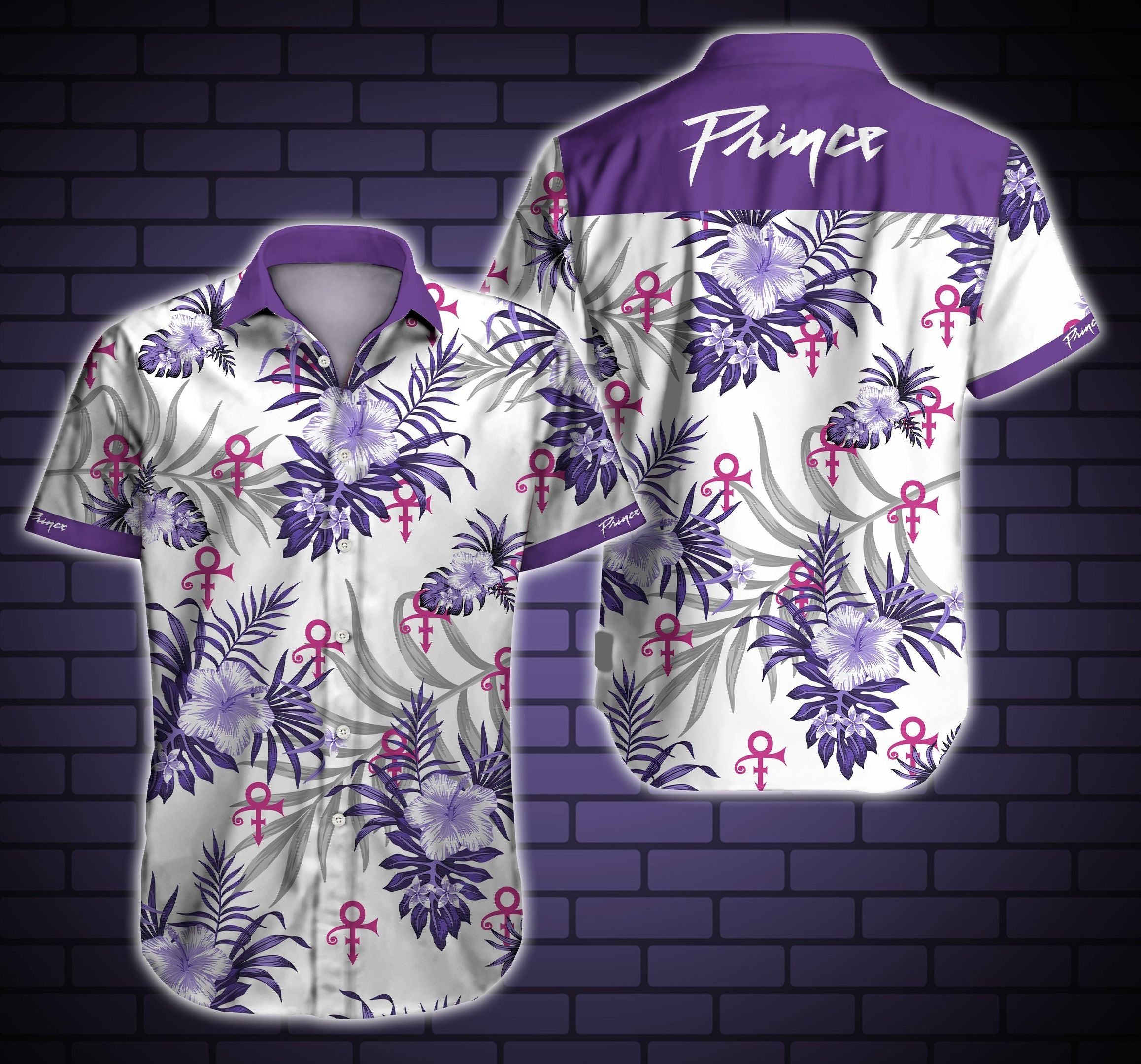 Prince Hawaiian Shirt Beach Outfit Summer