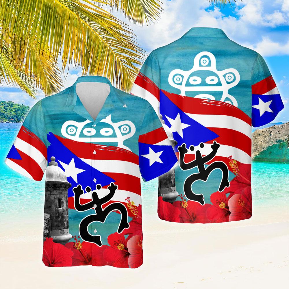 Proud Puerto Rican Hawaiian Shirt