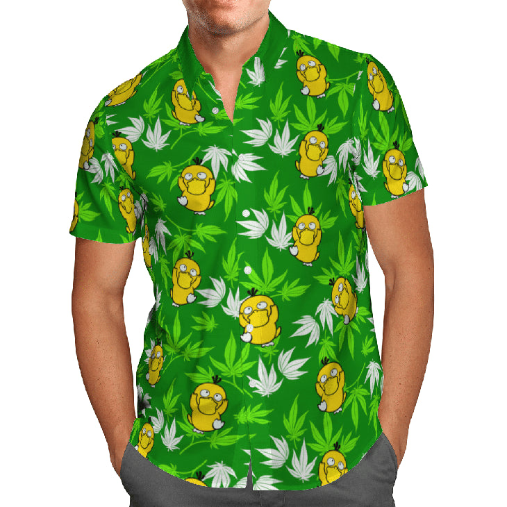 Psyduck Tropical Hawaiian Shirt Summer Outfit Beach