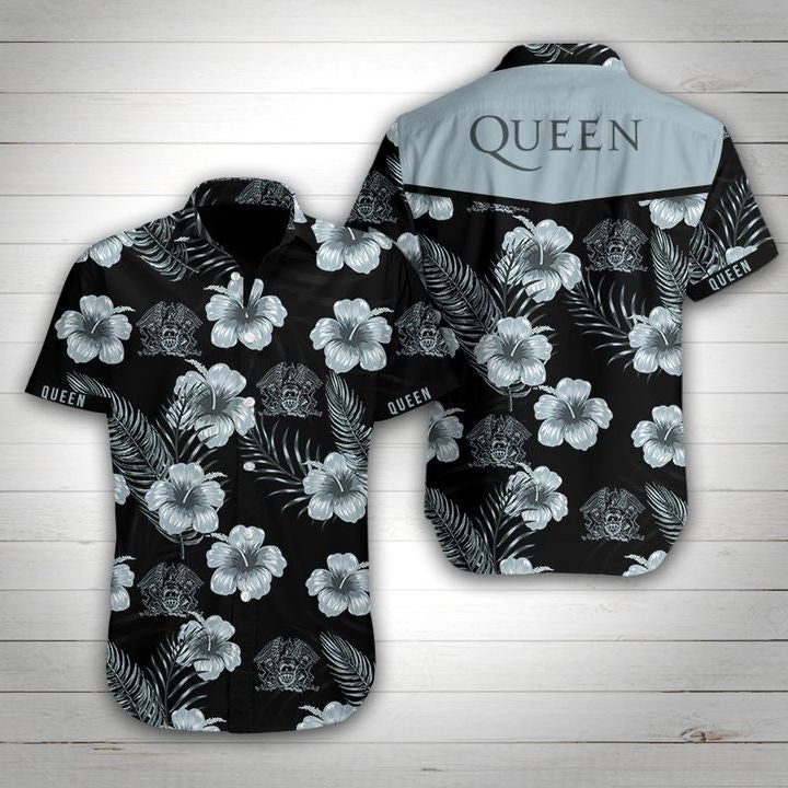 Queen Rock Band Tropical Flower Maria Hawaiian Shirt