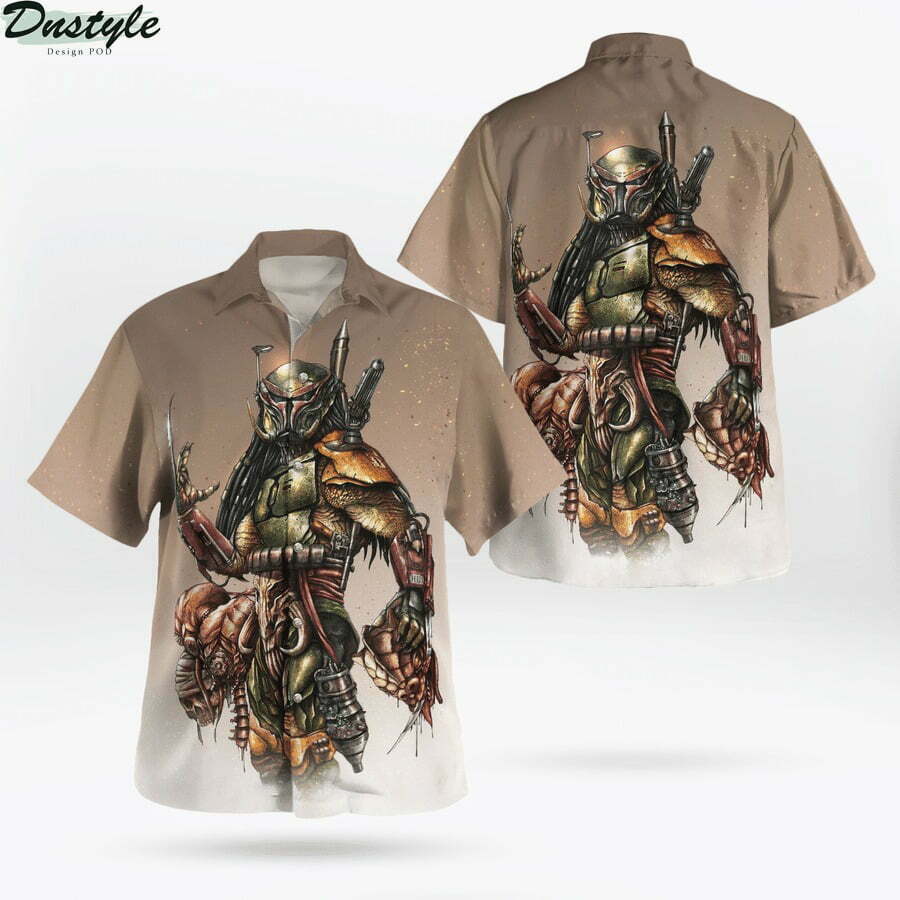 S Boba Predator Hawaiian Shirt Outfit Summer Beach