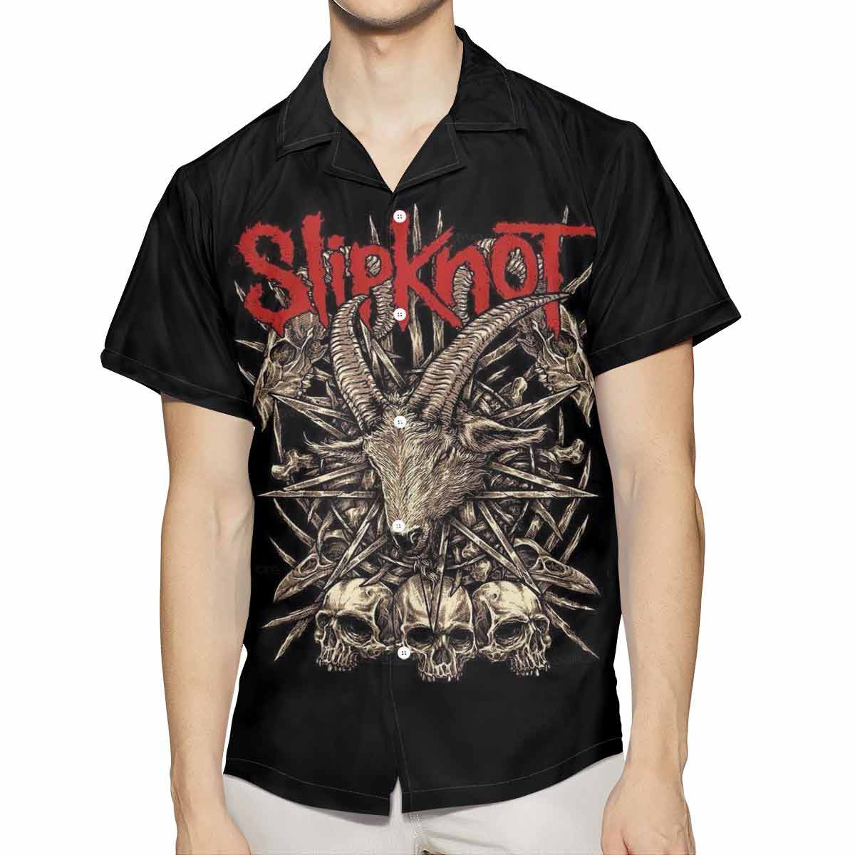 Slipknot Heavy Metal Hawaiian Shirt