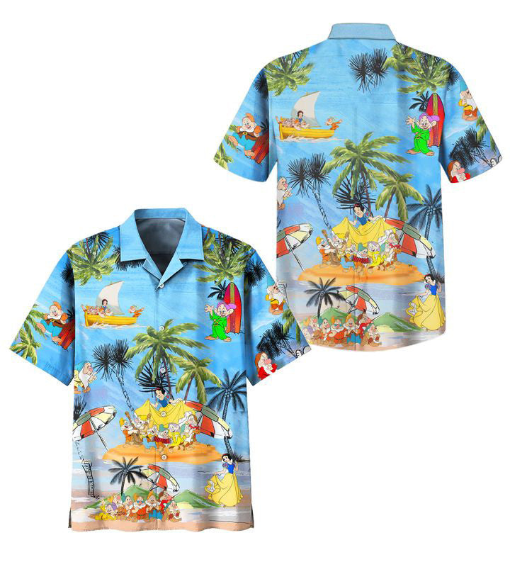 Snow White And The Seven Dwarfs Hawaiian Shirt