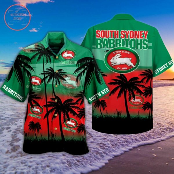 South Sydney Rabbitohs Hawaiian Shirt