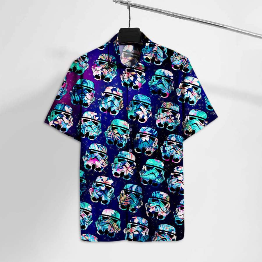 Star War Storm Trooper Floral Hawaiian Shirt