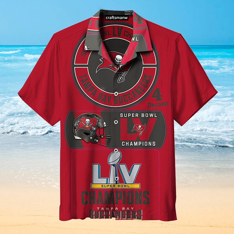 Tampa Bay Buccaneerssuper Bowl Champion Hawaiian Shirt