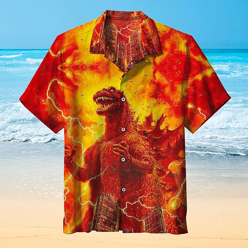 The Most Classic Monster Character (Godzilla) Hawaiian Shirt