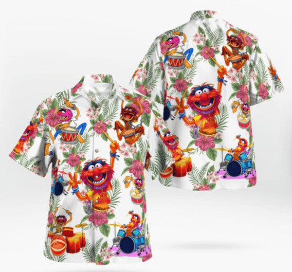 The Muppet Show Drumming Hawaiian Shirt