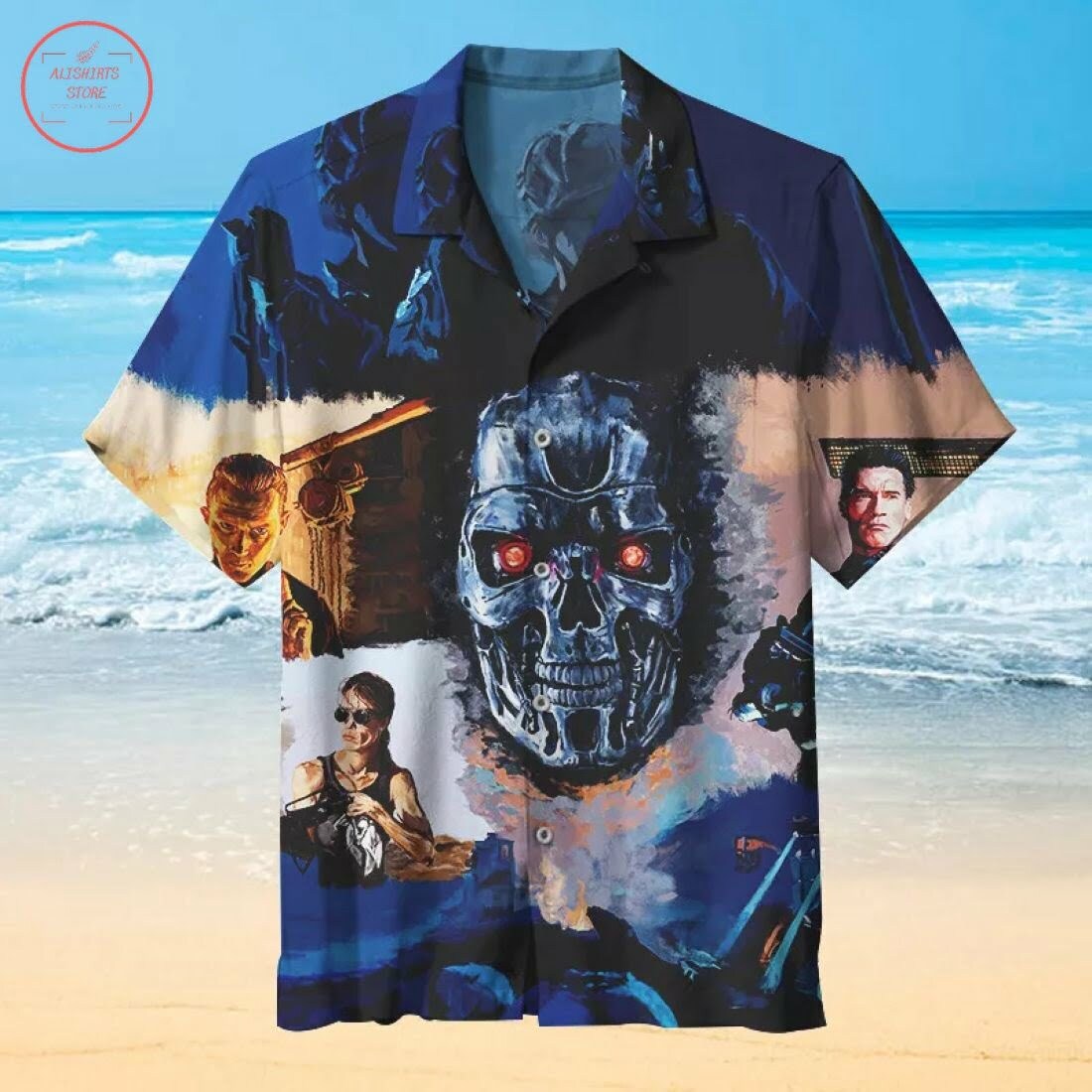 The Terminator Hawaiian Shirt Beach Outfit Summer