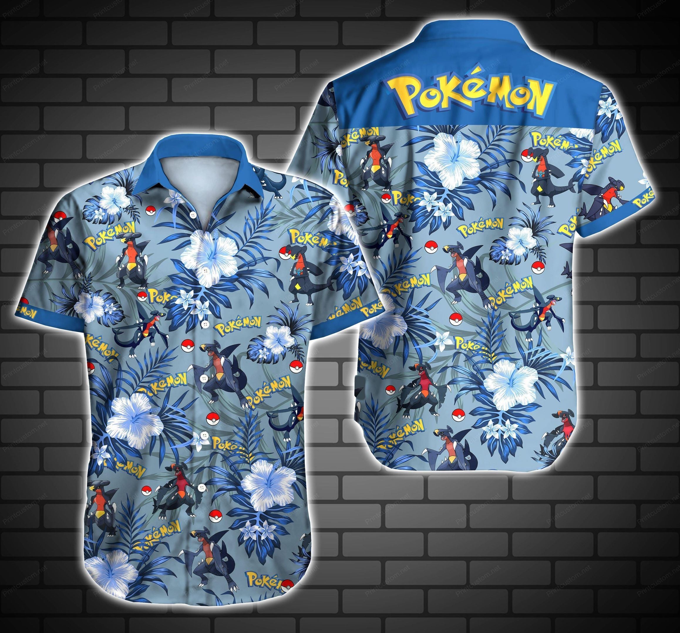 Tlmus Pokemon Garchomp Hawaiian Shirt