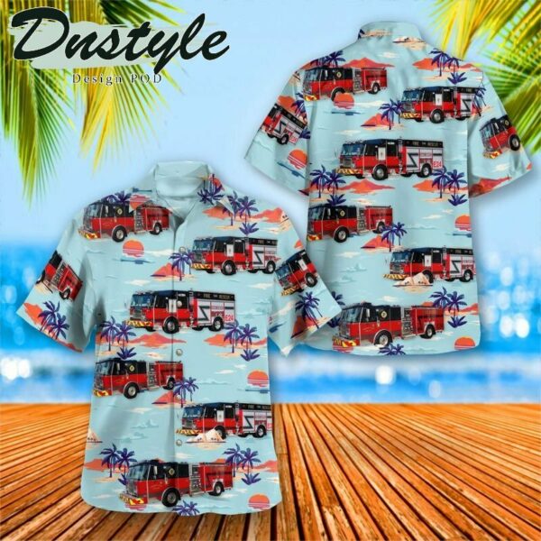 Treasure Island Fire Rescue Hawaiian Shirt