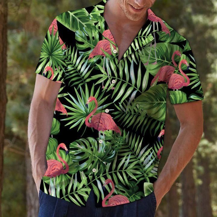 Tropical Flamingo Hawaiian Shirt