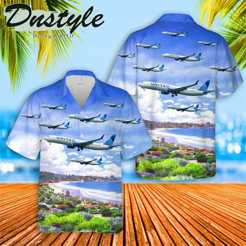 United Airlines Boeing 737924Er Hawaiian Shirt