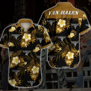 Van Halen Hawaiian Shirt Outfit Summer Beach