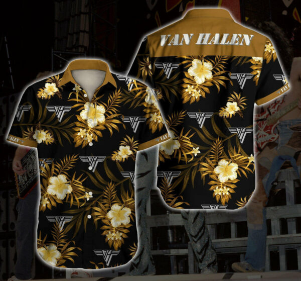 Van Halen Hawaiian Shirt Outfit Summer Beach