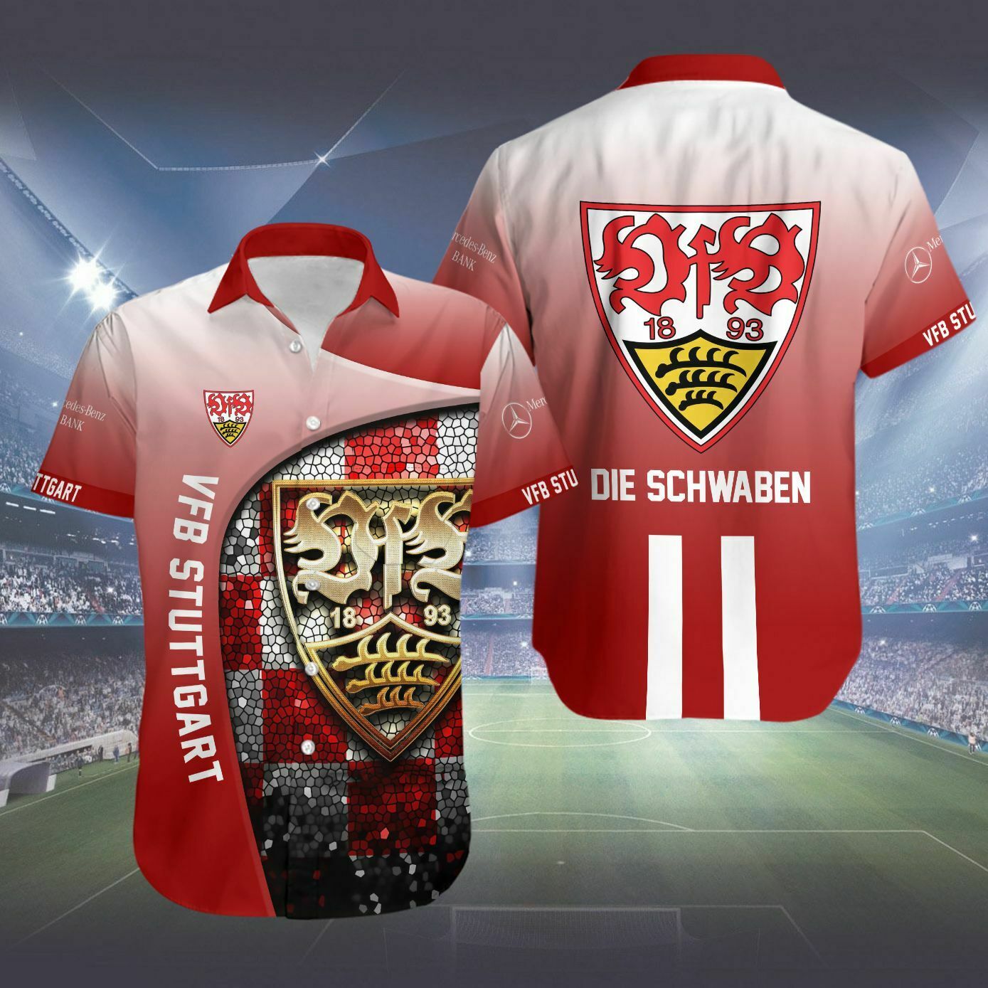 Vfb Stuttgart Die Schwaben Hawaiian Shirt