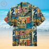 Vintage American College Sport Hawaiian Shirt