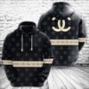 Chanel Black Type 1126 Hoodie Outfit Fashion Brand Luxury