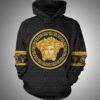 Gianni Versace Gold Black Type 1105 Luxury Hoodie Outfit Fashion Brand